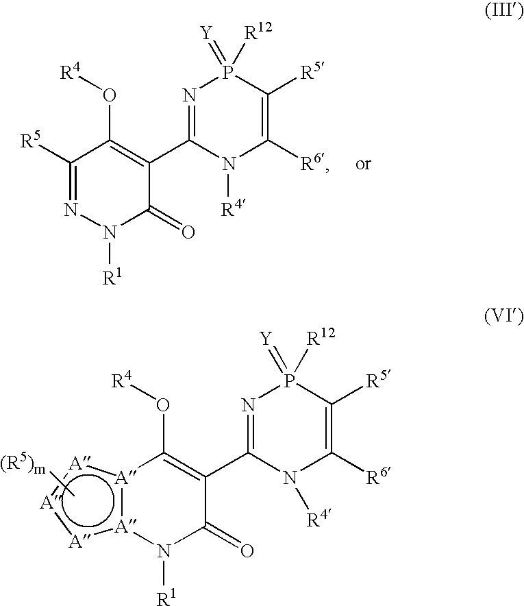 Phosphadiazine hcv polymerase inhibitors iii and vi