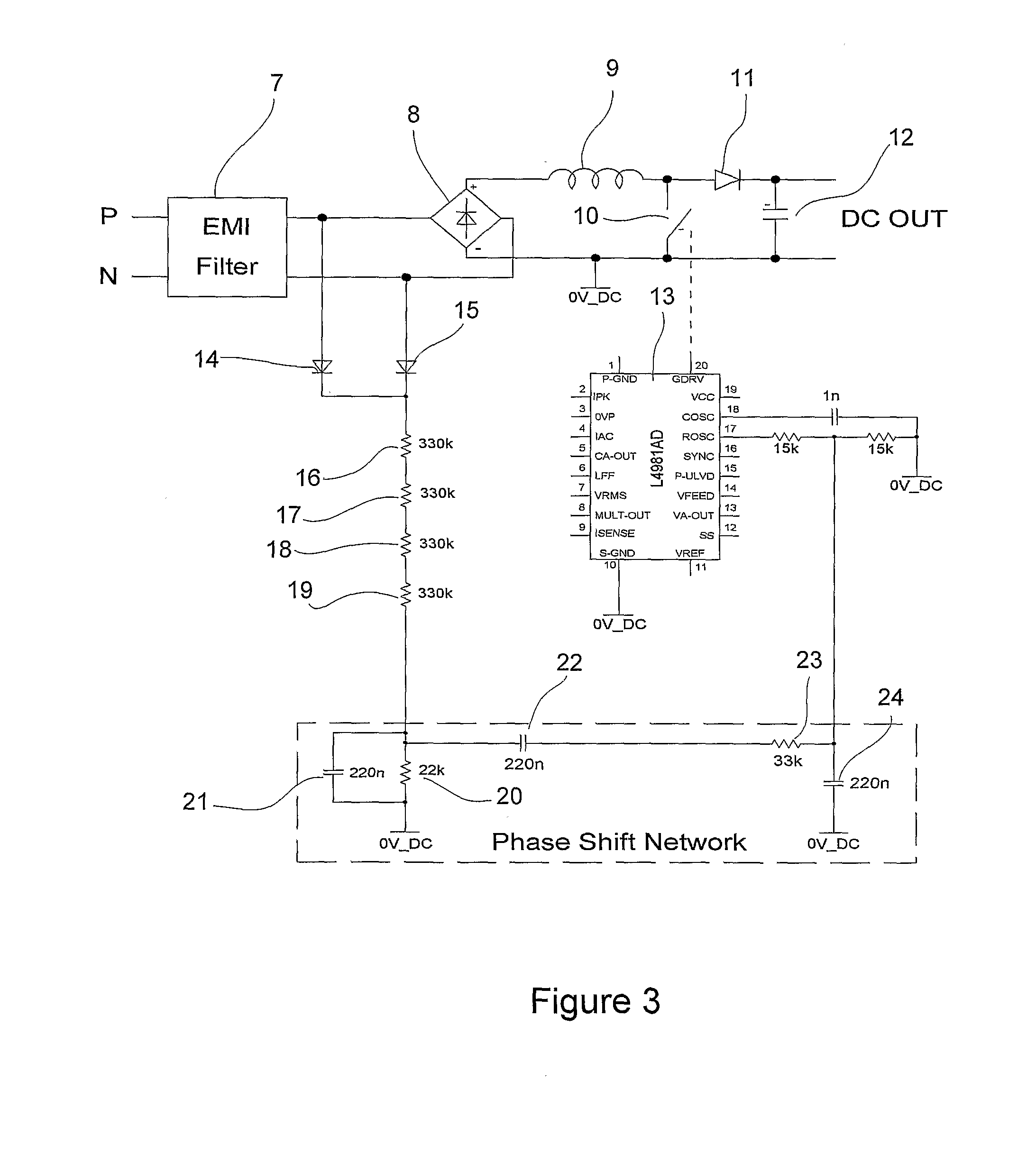 Power Factor Corrected Switched Mode Power Supply