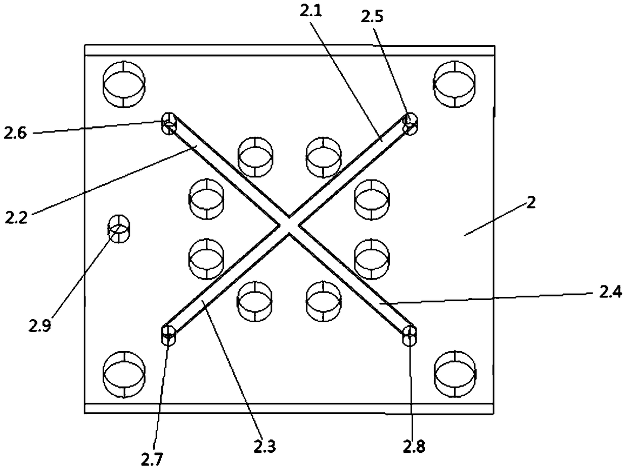 Fully dispersed passive multi-stage focusing micro-mixer and its mixing method and application