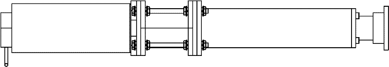 Cylinder series connection elastic driver