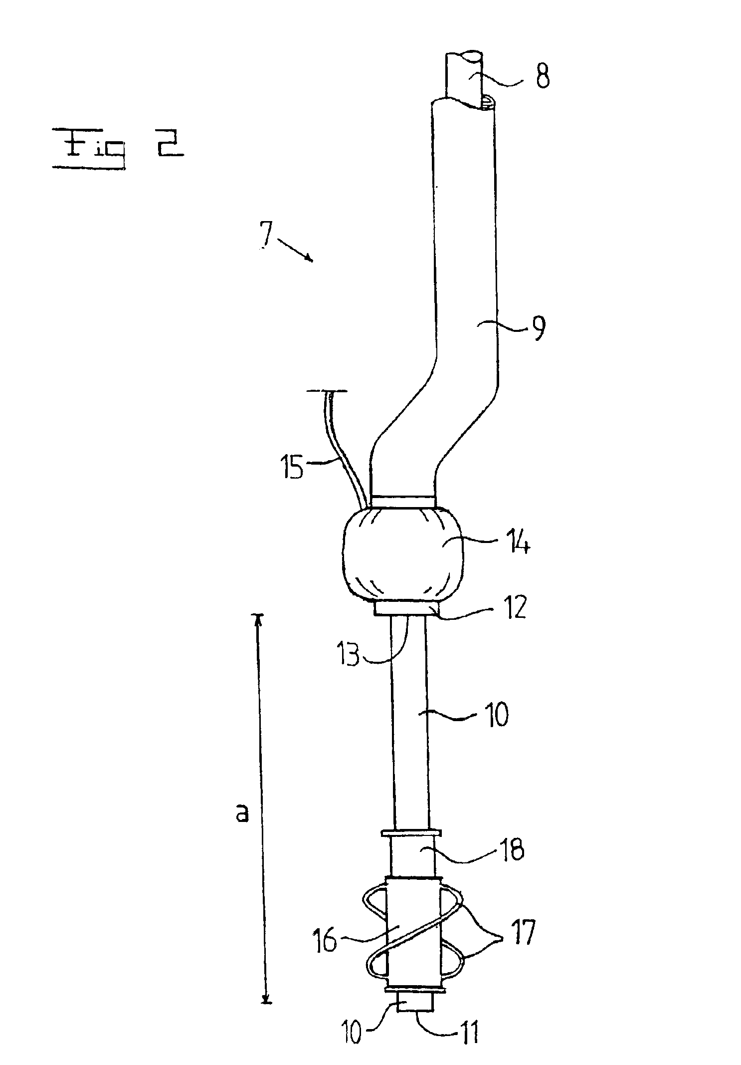 Device for collecting liquid from exhalation gas from a patient