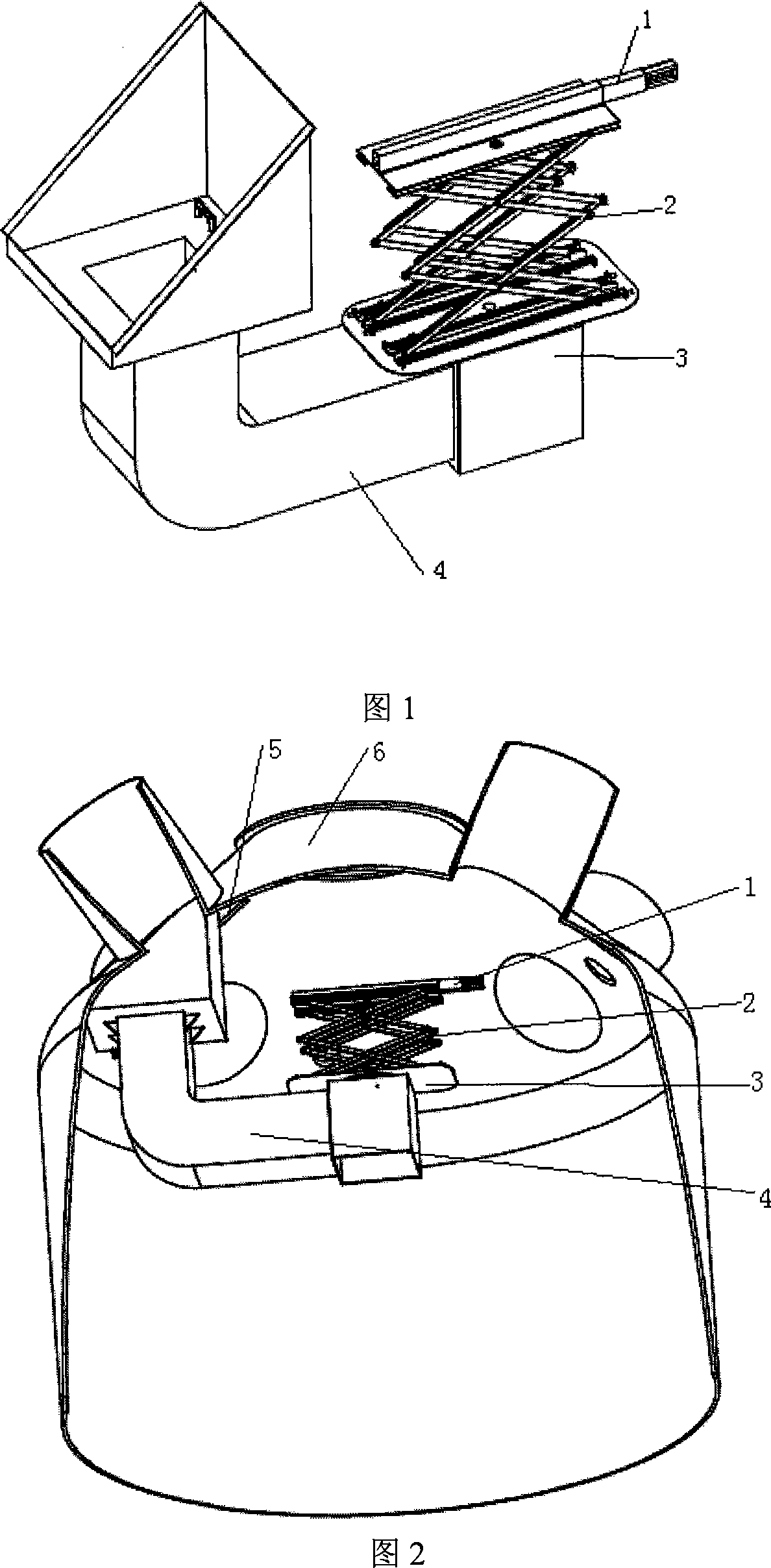 Blast-furnace furnace-arch maintenance robot movement mechanism