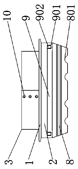 Assembling-inserting type cultivation basin for plum blossom