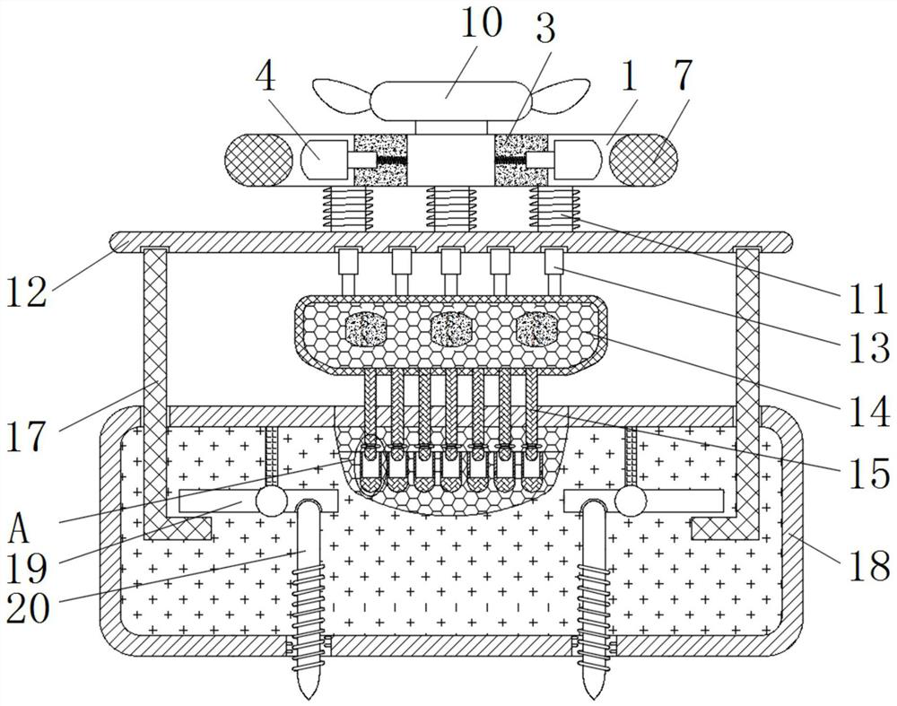 Wind power generation device capable of preventing overload operation and being stably fixed