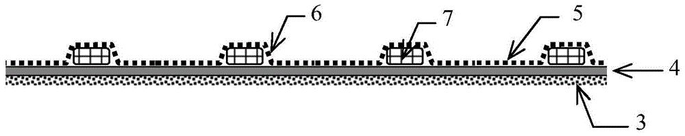 Drainage and anti-seepage method of cofferdam space in high water content dredged mud yard