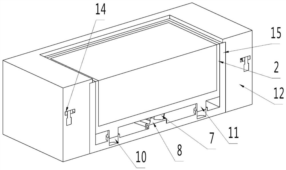 New energy automobile energy storage protection device with stable structure