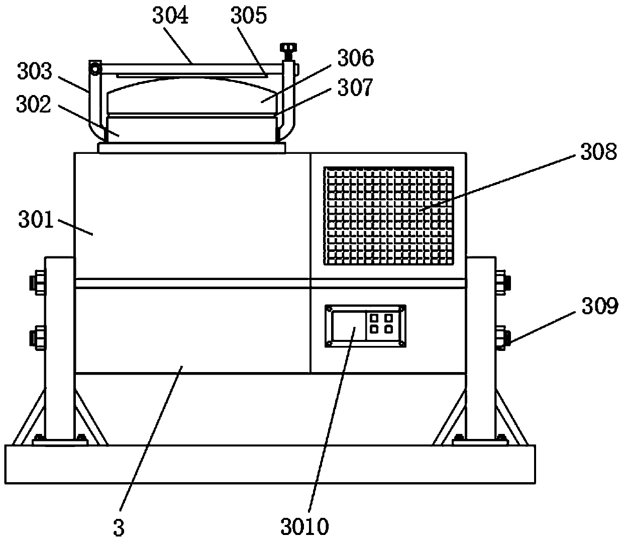 A fully automatic pattern electroplating production device