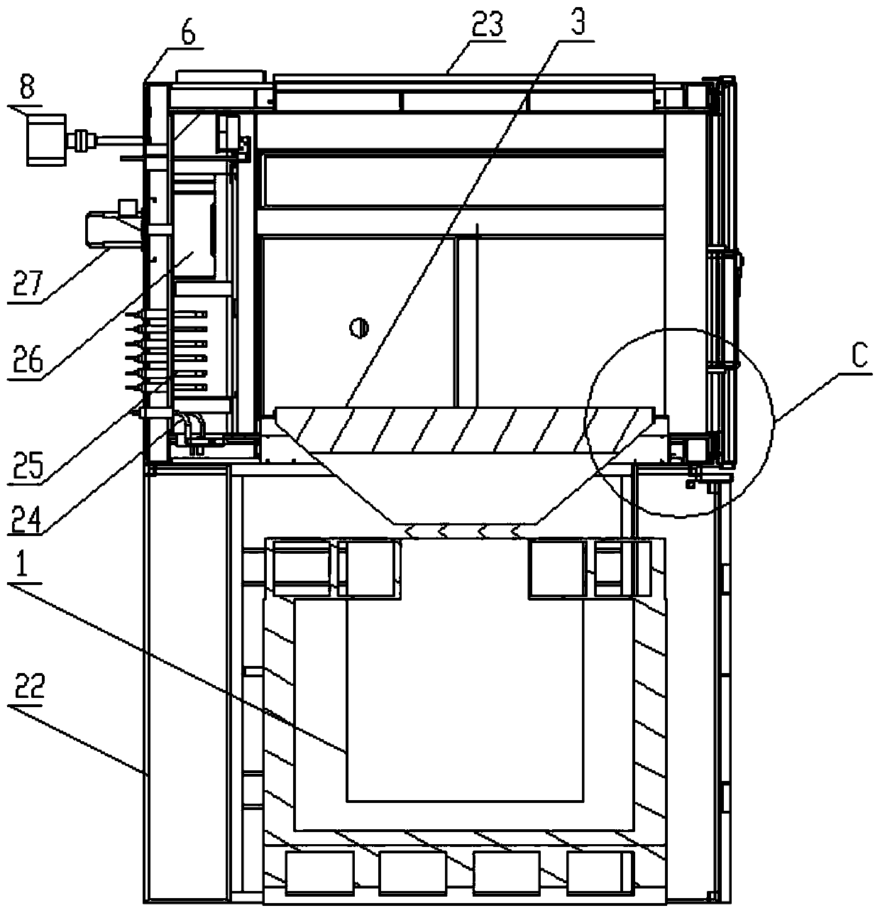 Four-comprehensive-environment test device