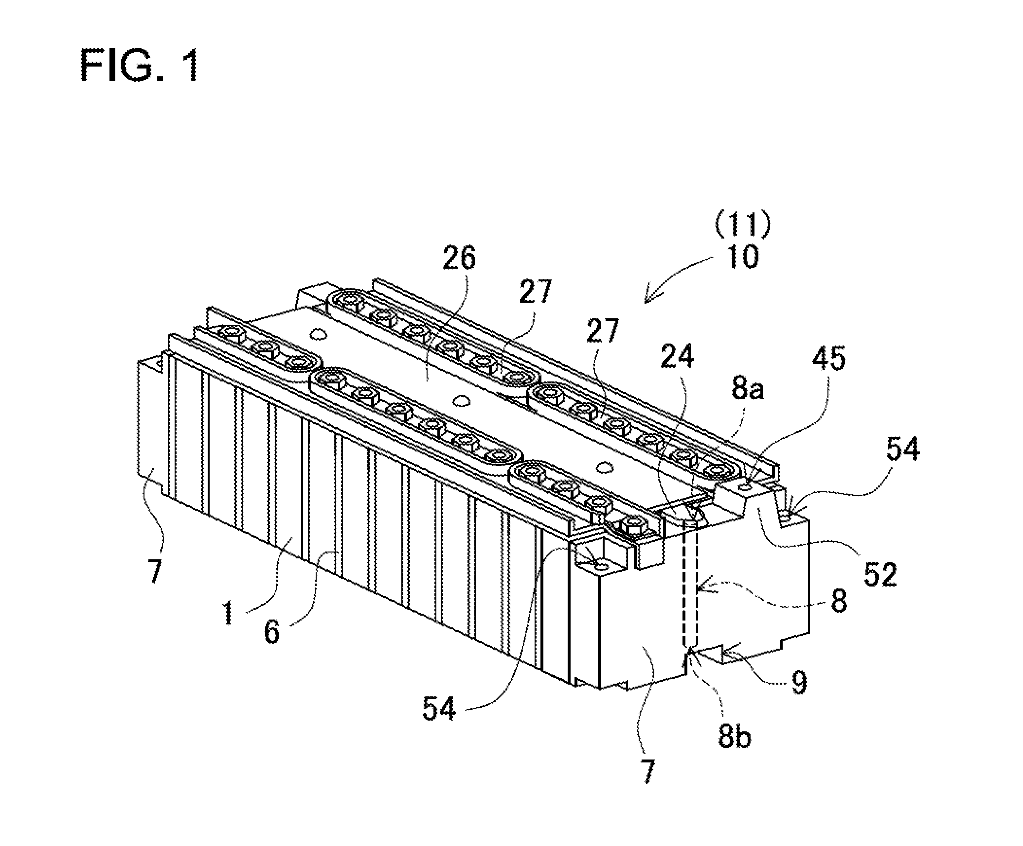 Power source apparatus, and vehicle and power storage system equipped with the power source apparatus