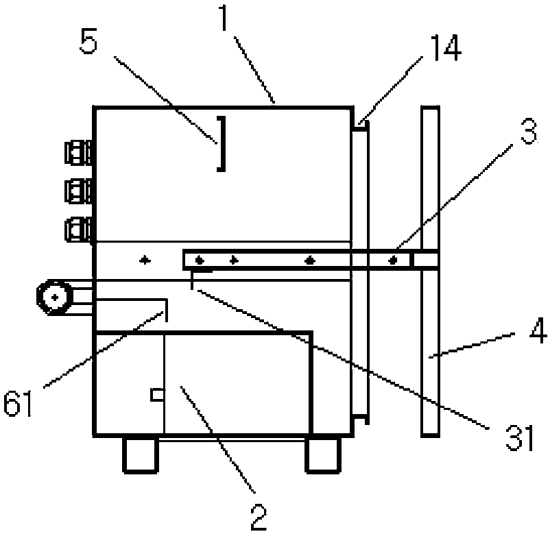 Explosion-proof and intrinsically safe type control box for mine