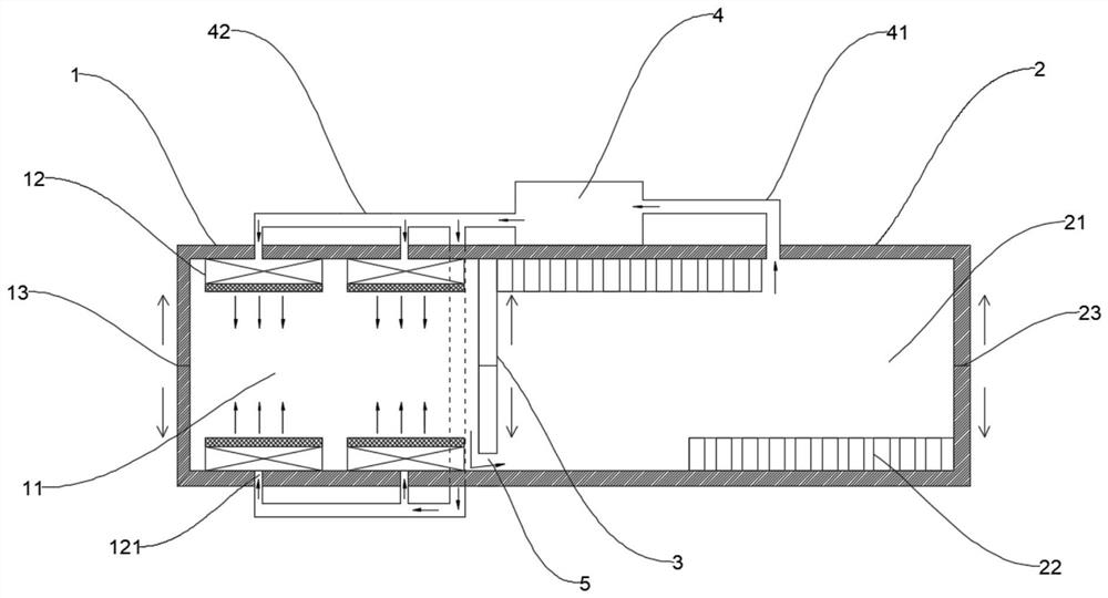 Drying system and drying method for large workpieces