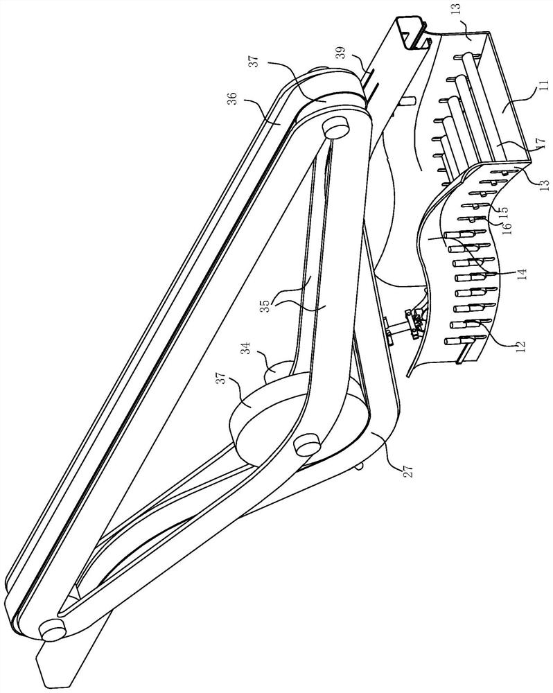 A single piece meat unloader with positioning mechanism