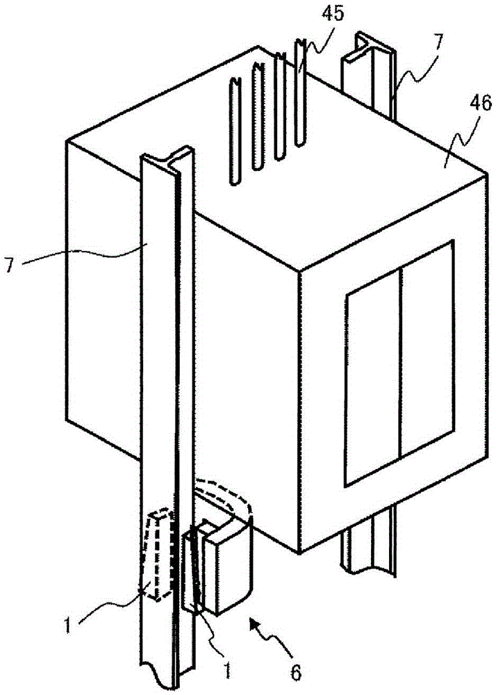 Elevator emergency braking device