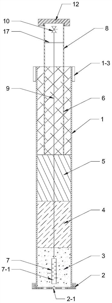 A prefabricated soil gas well device and its preparation method and construction method