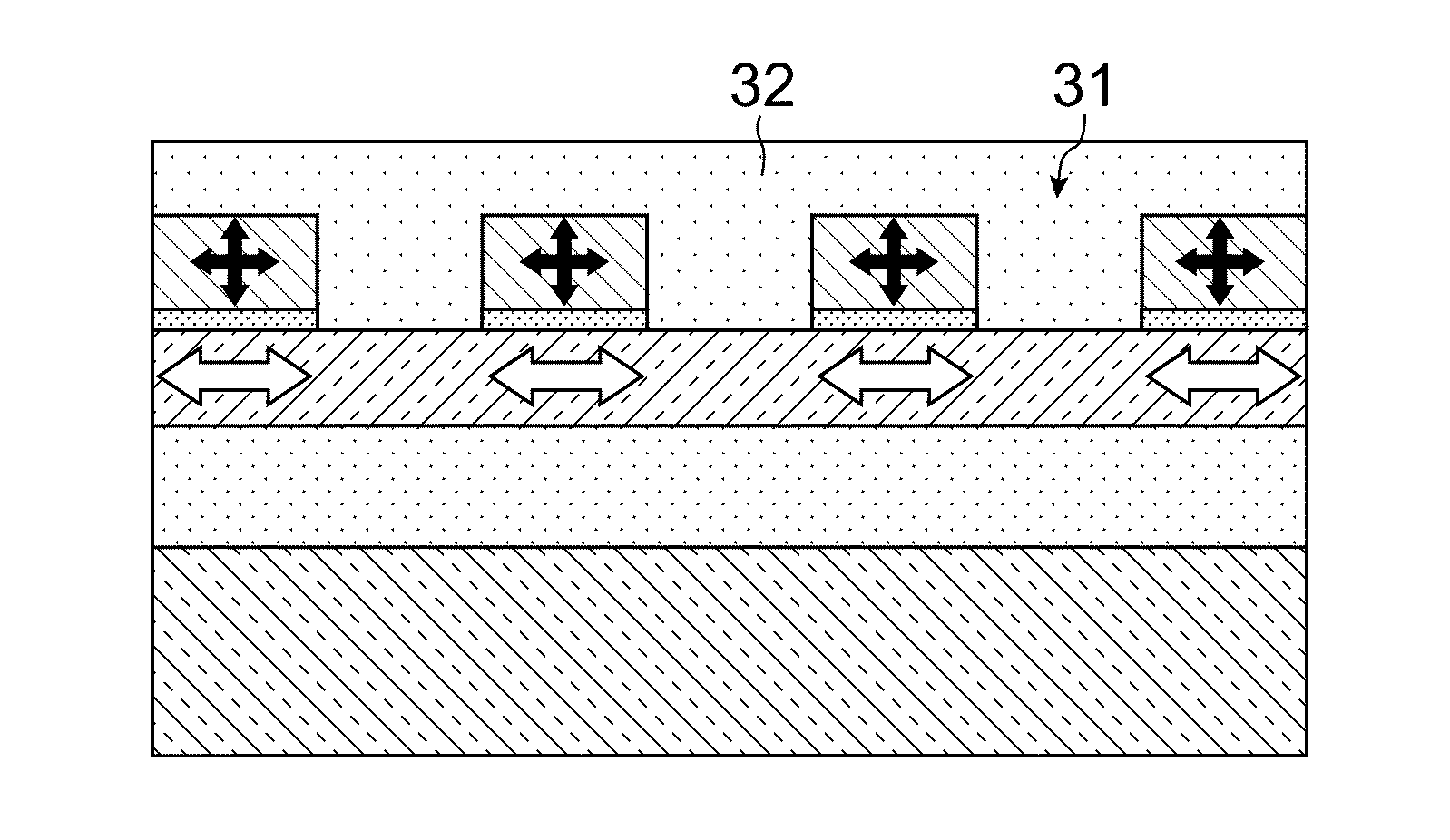 Method for stress control in a channel region of a transistor