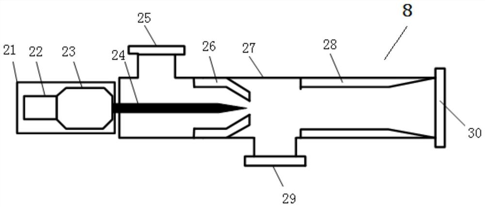 Adjustable ejector and high-pressure gas well and low-pressure gas well simultaneous recovery gas-liquid mixed transportation system