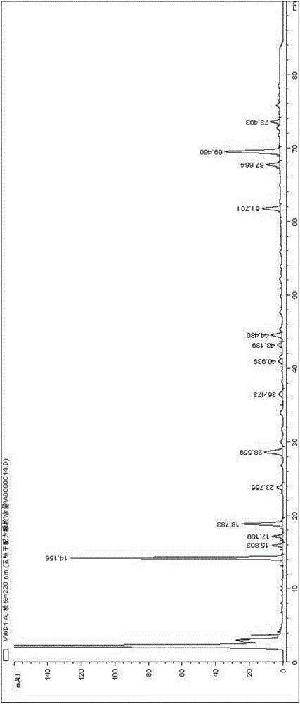 Detection method for schisandra chinensis formula granule