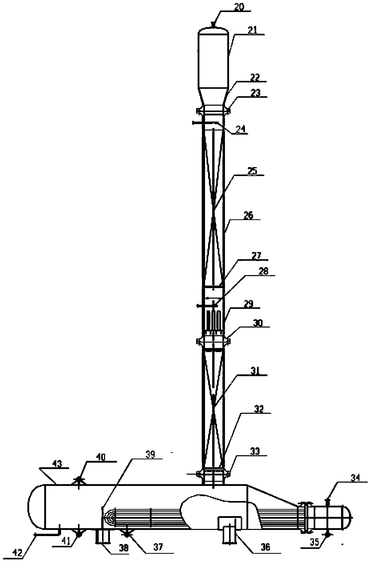 Method for recycling disulfide during production of low-sulfur MTBE (methyl tert-butyl ether) product