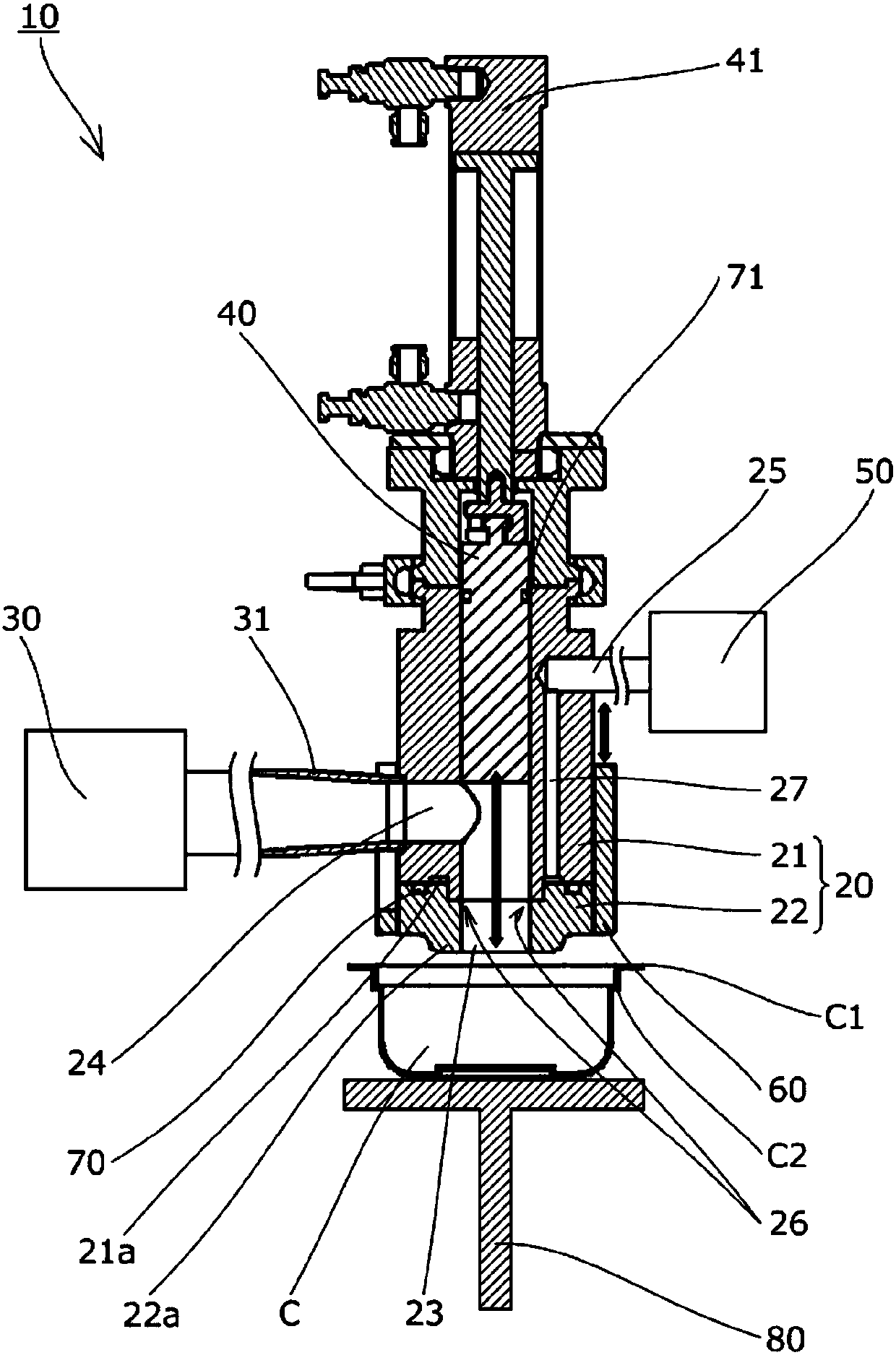 Filling device