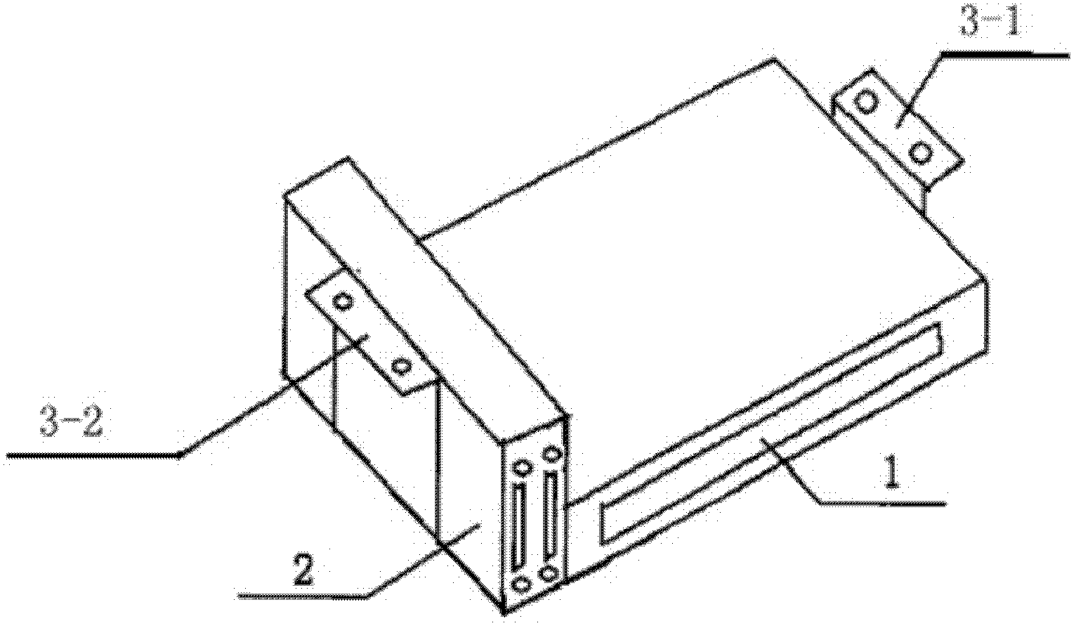 Hard disk shock absorber of on-board computer system