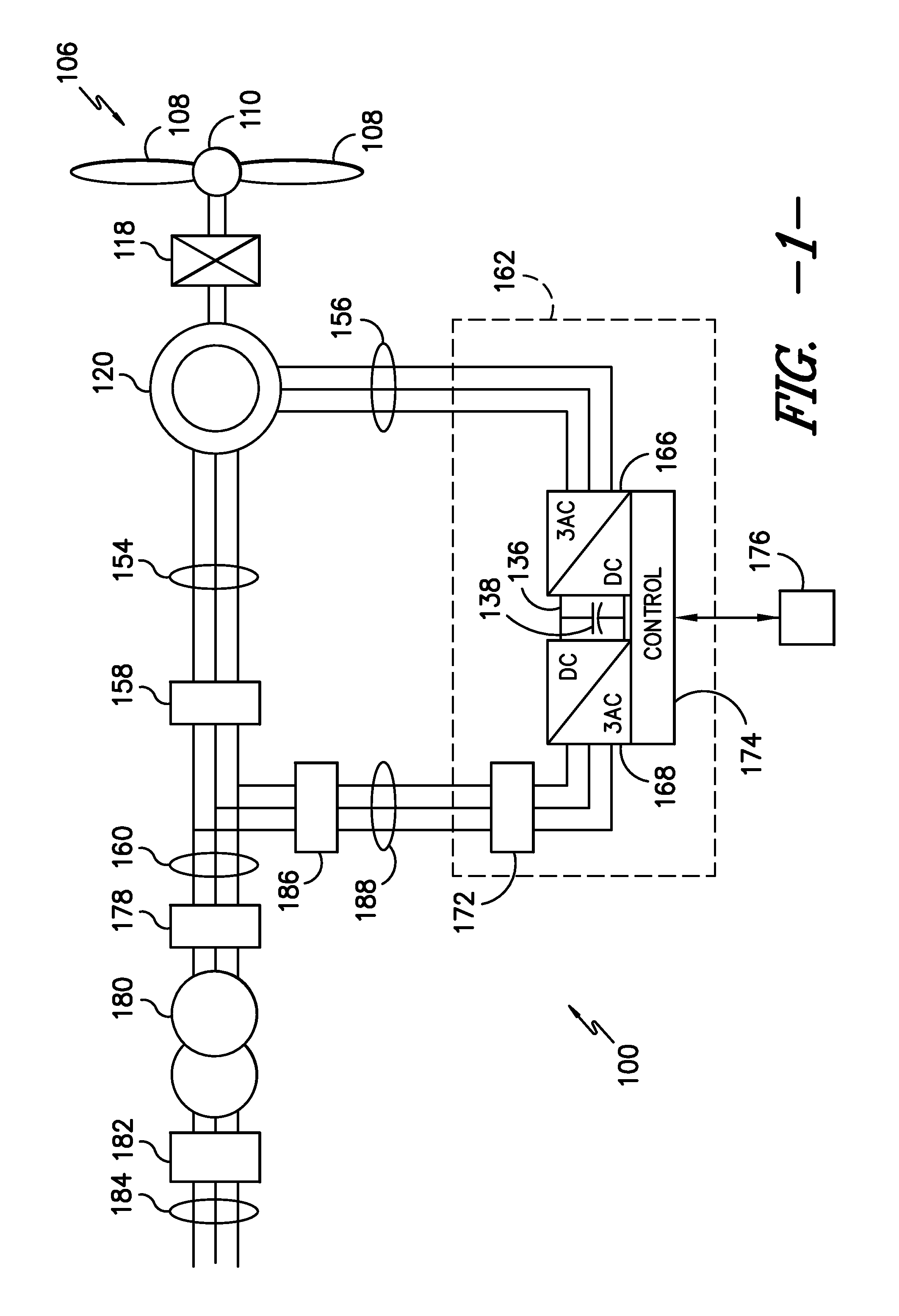 Current balance control in converter for doubly fed induction generator wind turbine system