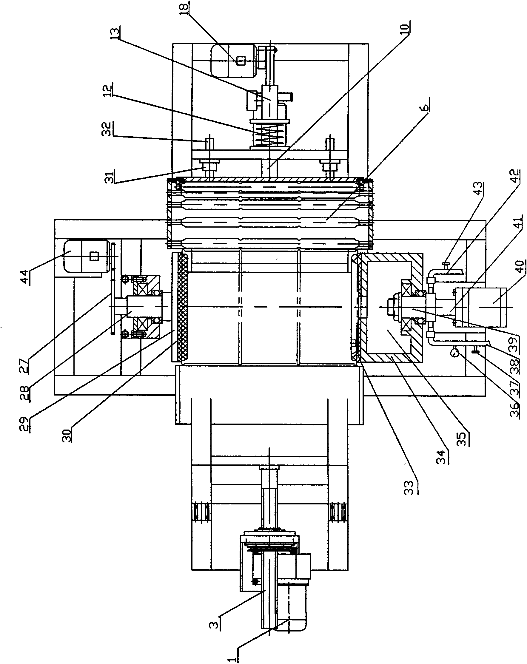 Shaping system for closed bucket