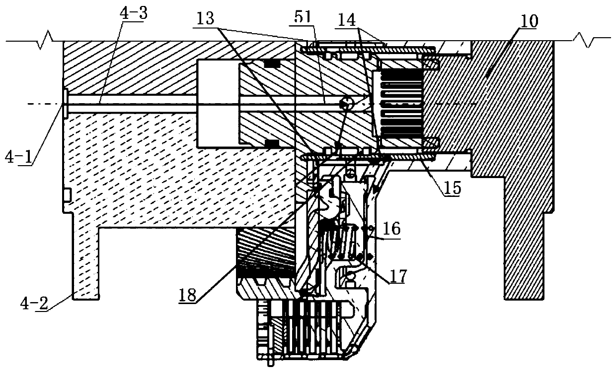 A clutch leakage testing device and testing method