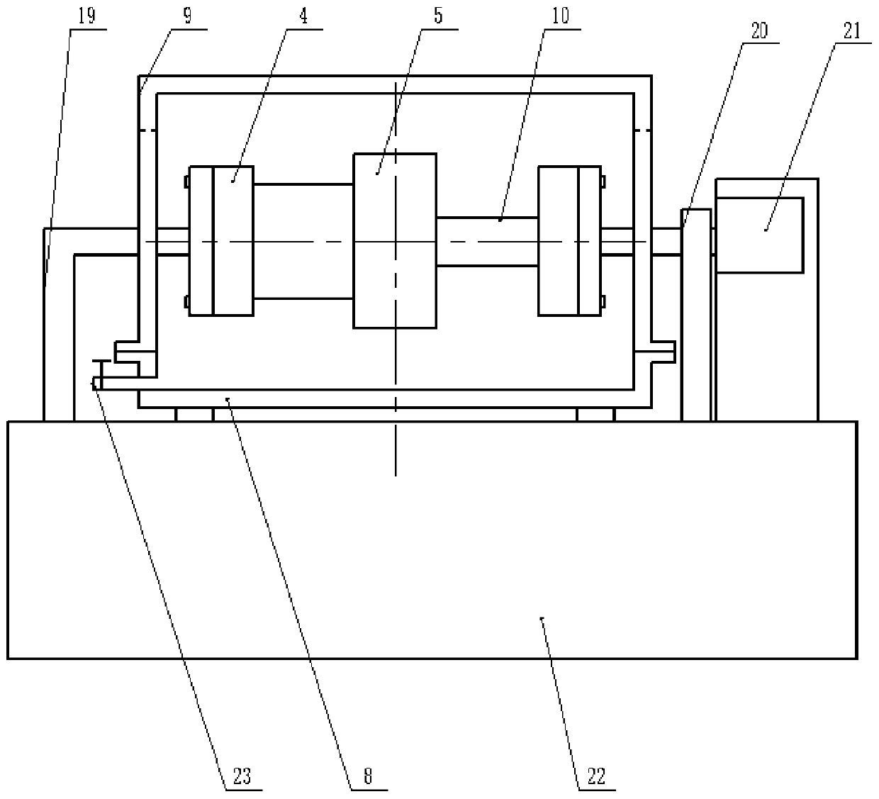 A clutch leakage testing device and testing method