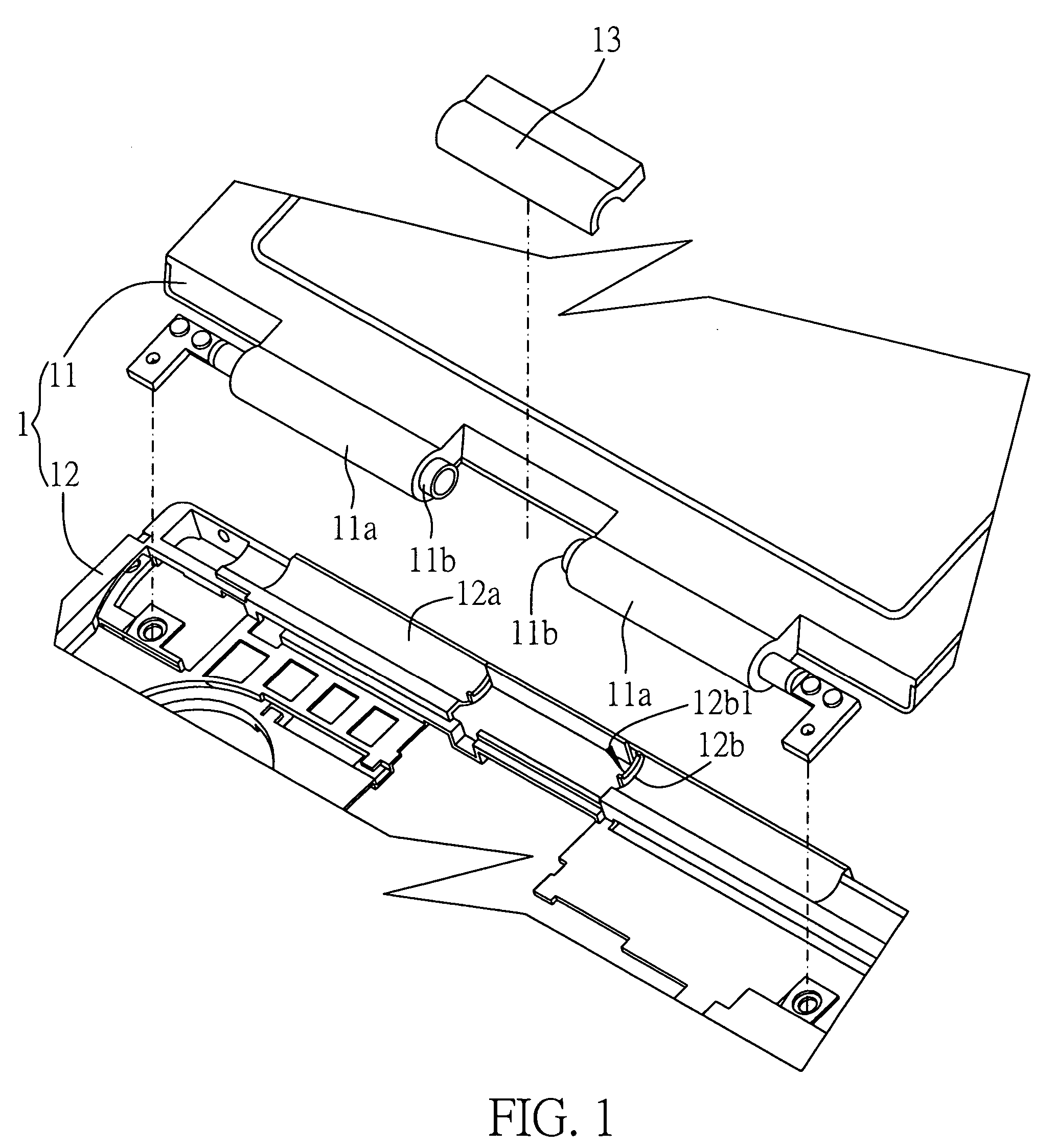Electronic device hinge structure