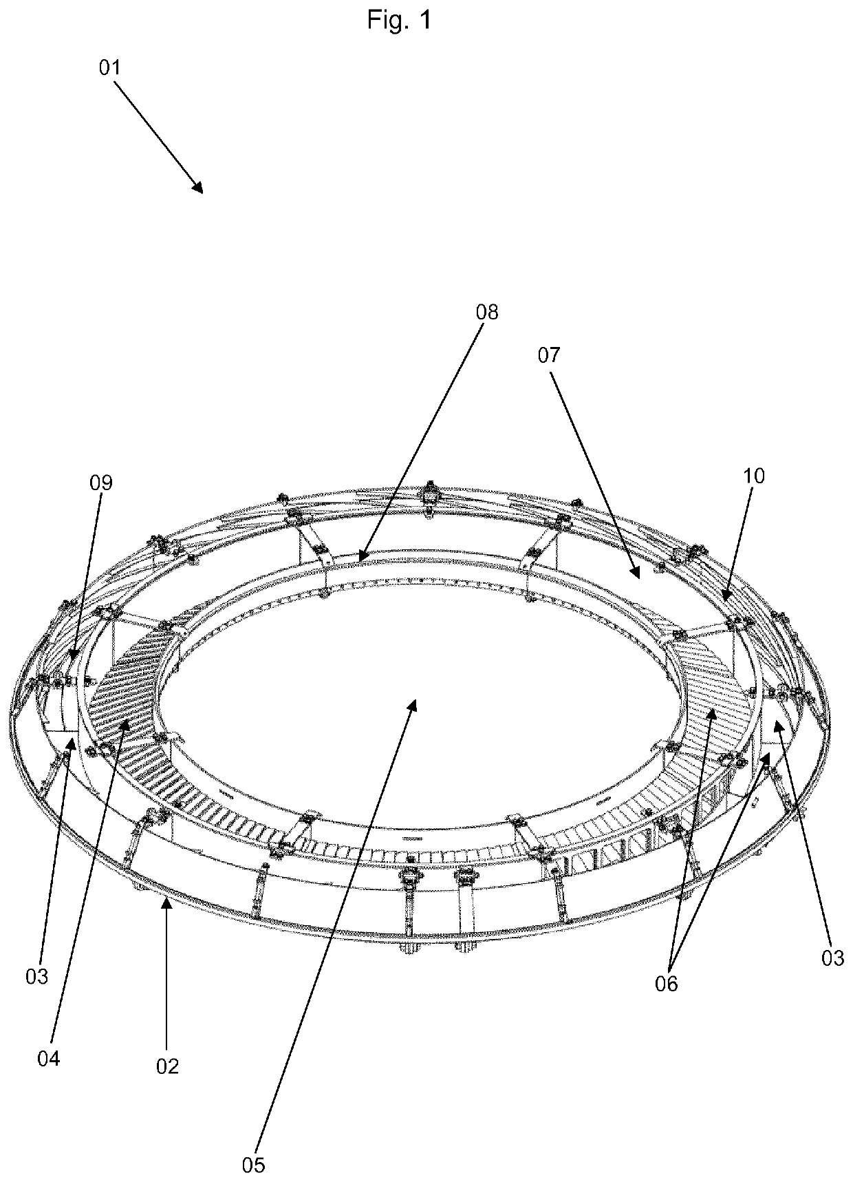 Multiple-bed catalytic reactor comprising a mixing device