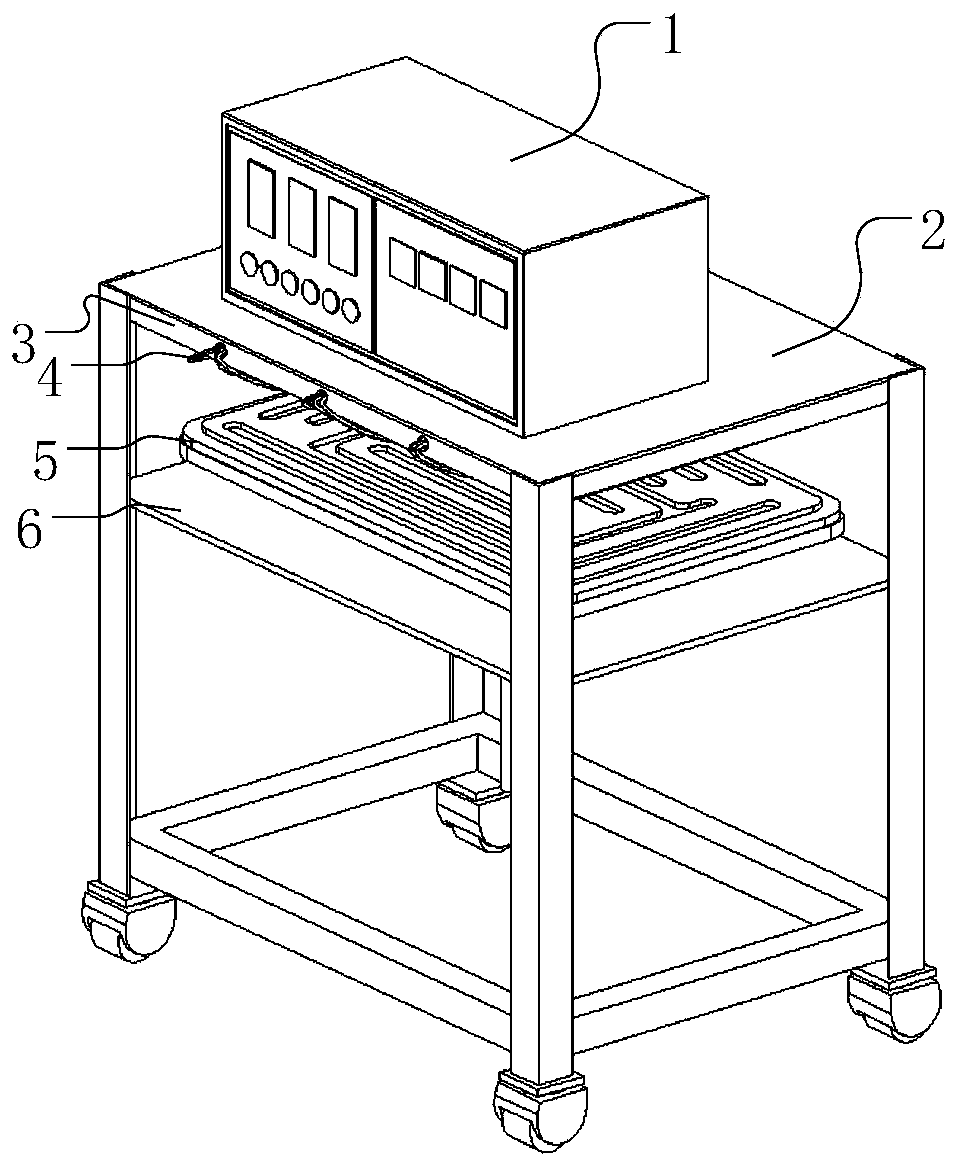 Auxiliary heat exchange capacity test equipment of automobile battery cooling plate