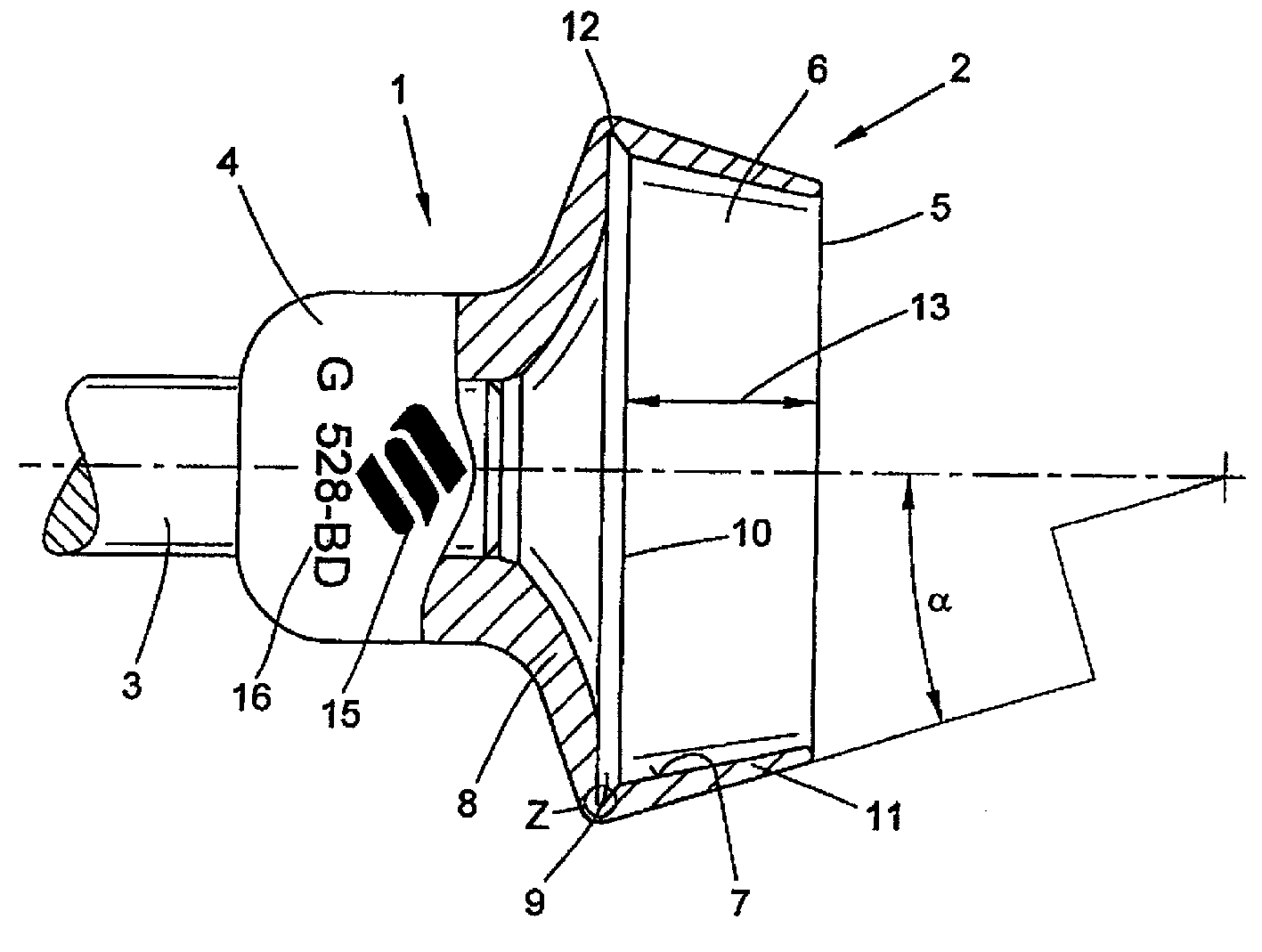 Open-end rotor for rotor spinning machine