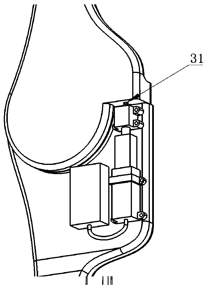 Lower limb load-bearing assisting exoskeleton capable of achieving rapid self-locking in standing state