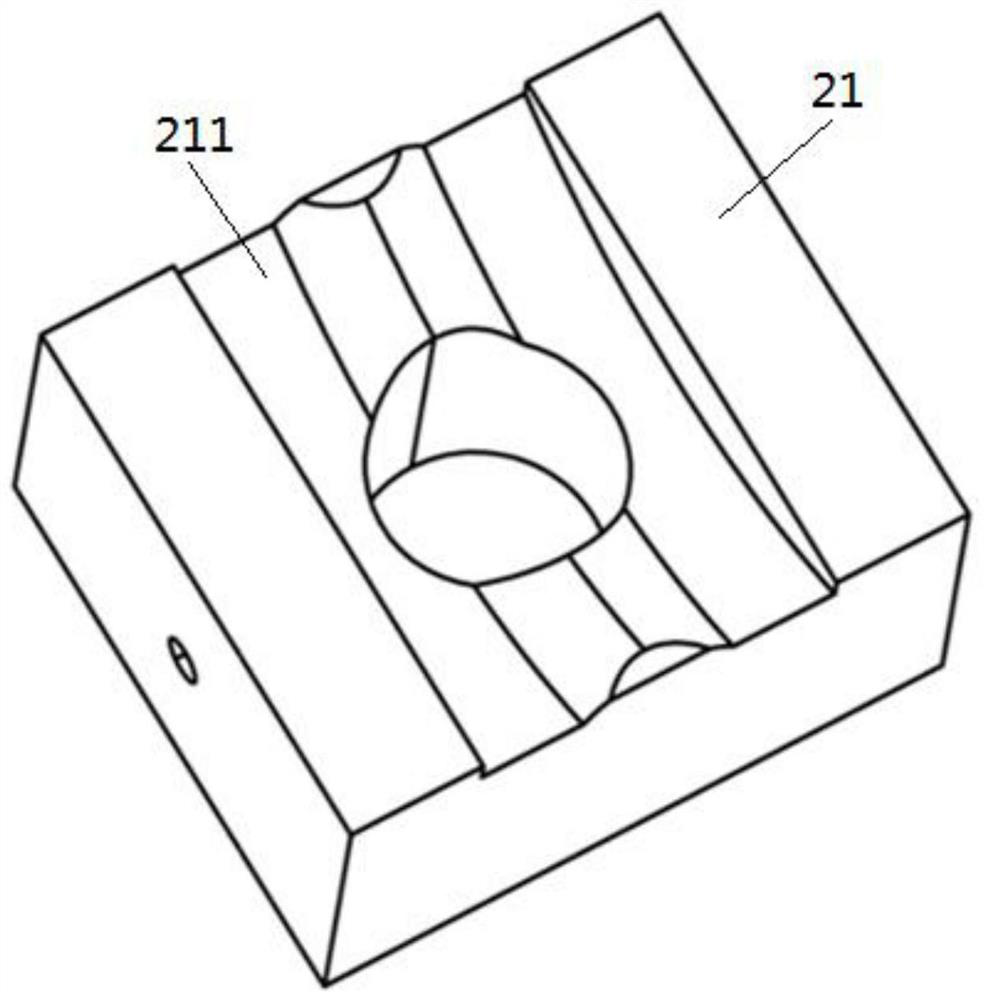 Aero-engine bearing inner ring ultrasonic impact surface nano strengthening device and method