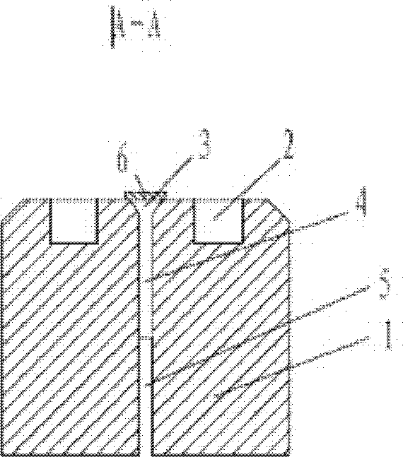Aluminum electrolytic tank anode carbon block of irregularly-shaped structure with exhaust passage and preparation method thereof