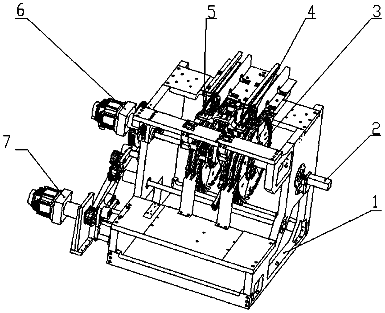 Paper towel slicing device, paper towel slicing system and slicing method