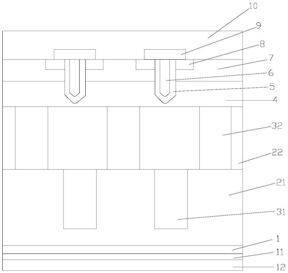 Super-junction insulated gate bipolar transistor structure and manufacturing method thereof