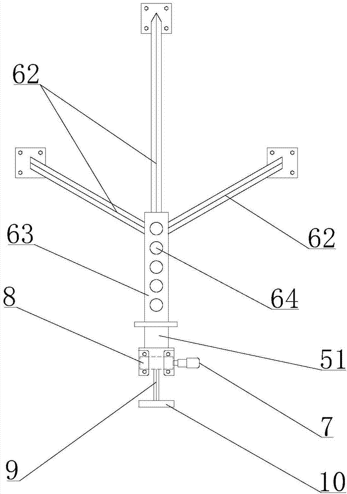 Photovoltaic single-shaft rotating follow spot device