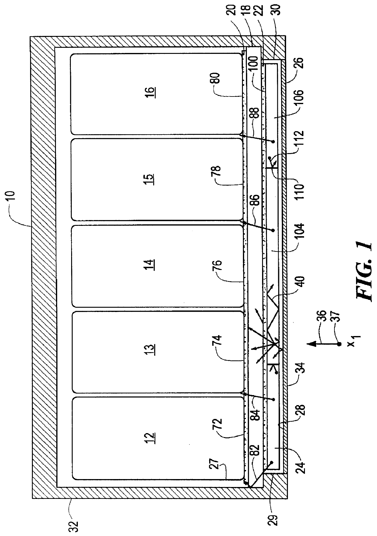 Scintillation camera with improved scintillation material segment interfaces