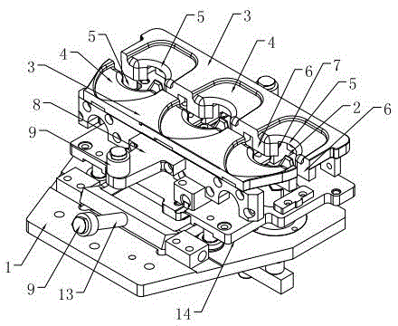 Multistage stuffing forming device