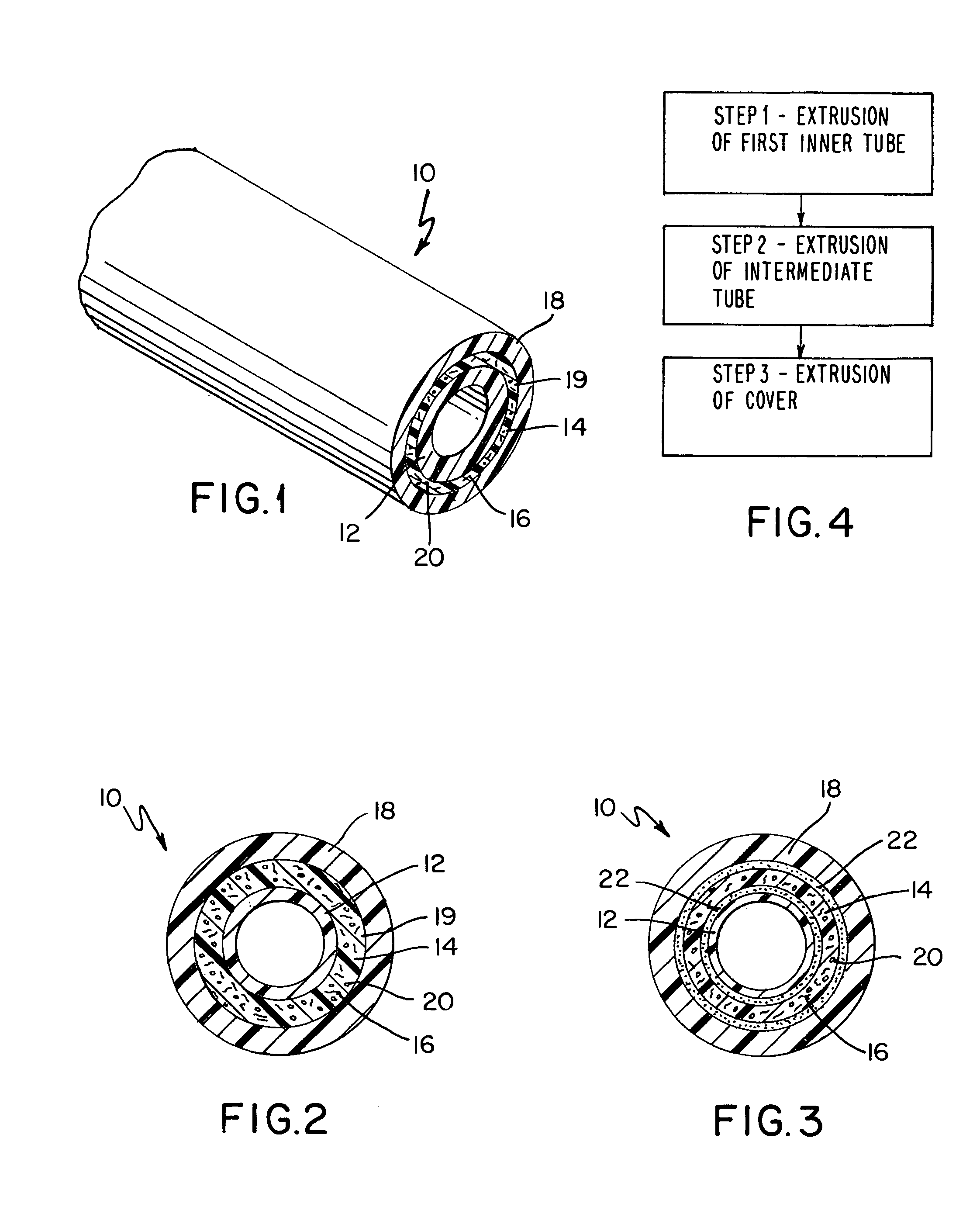 Multi-layered flexible tube