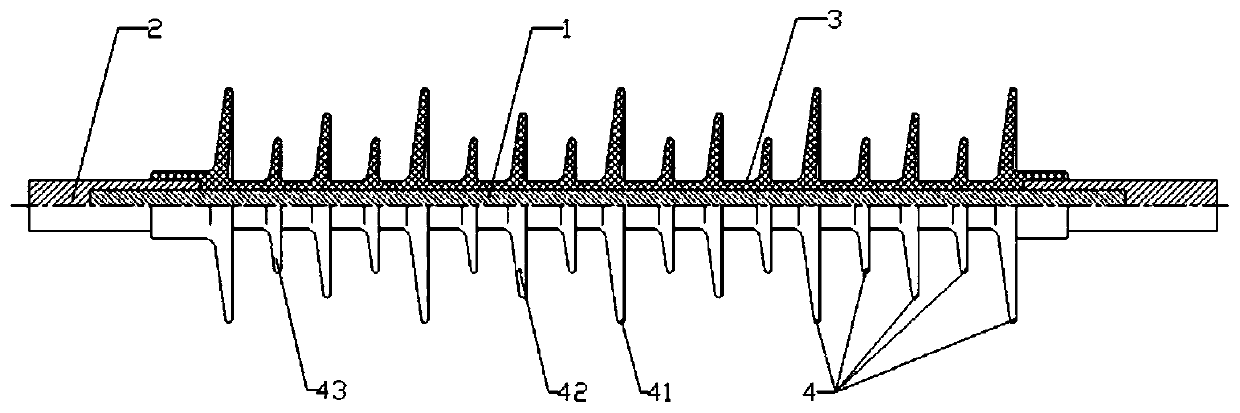 A kind of rigid composite insulator and its preparation method