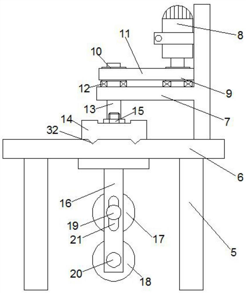 Material guide device for coiling stamping part stamping edge material coiling tape