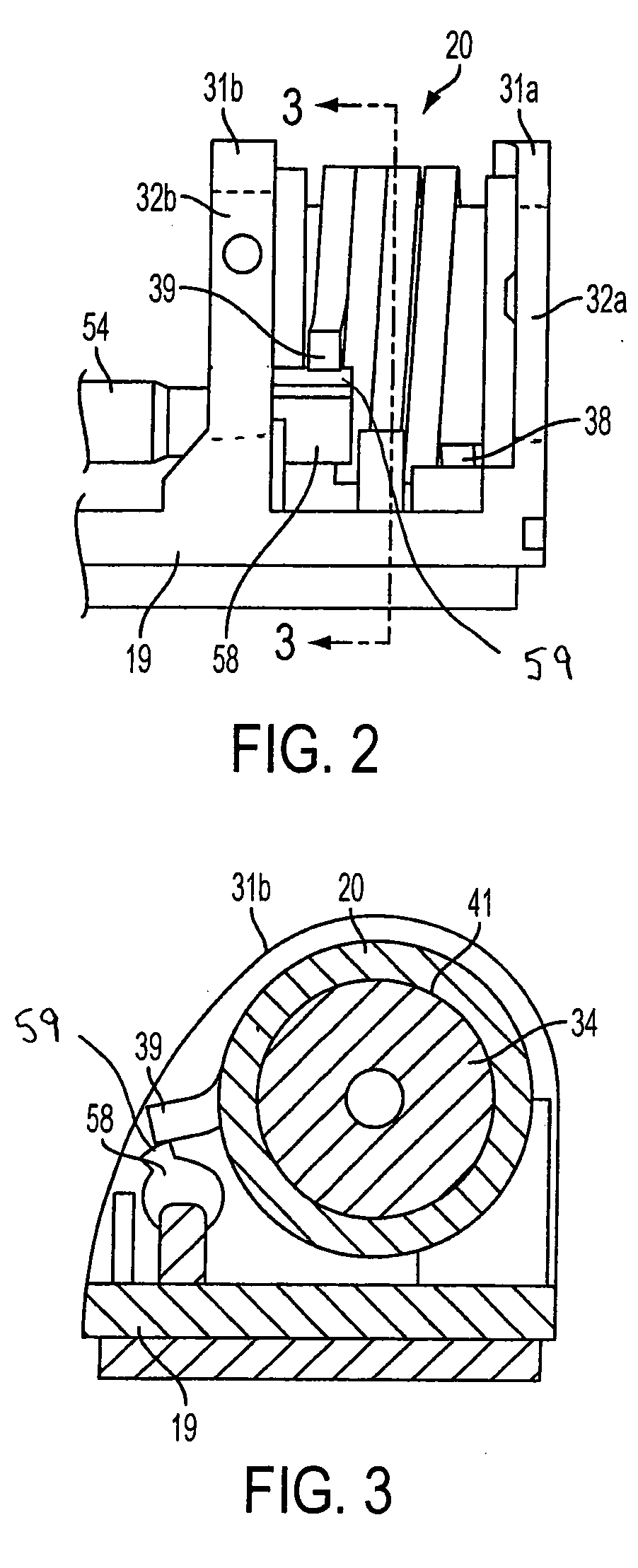 Hinge for a mobile video system