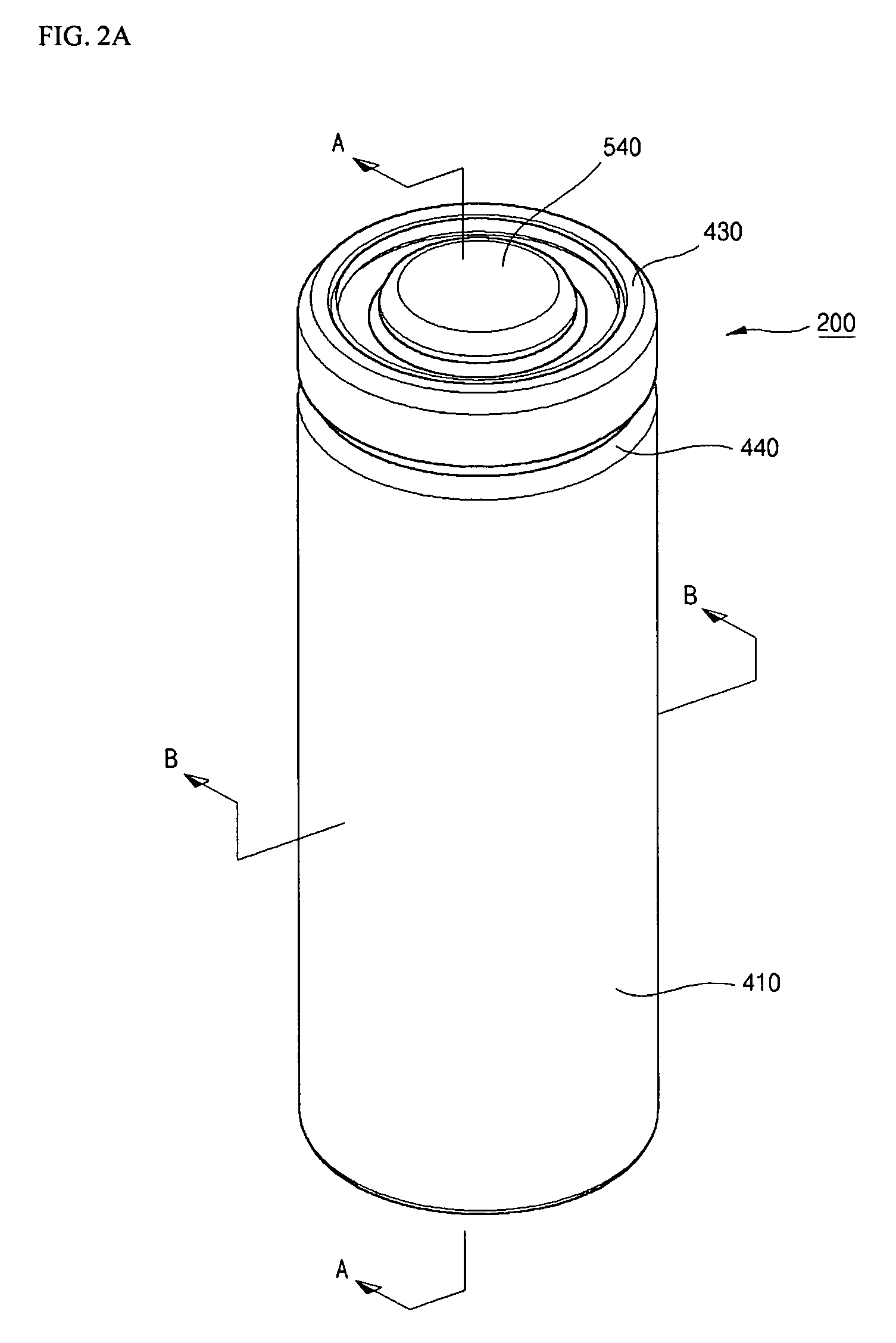 Cylindrical lithium secondary battery