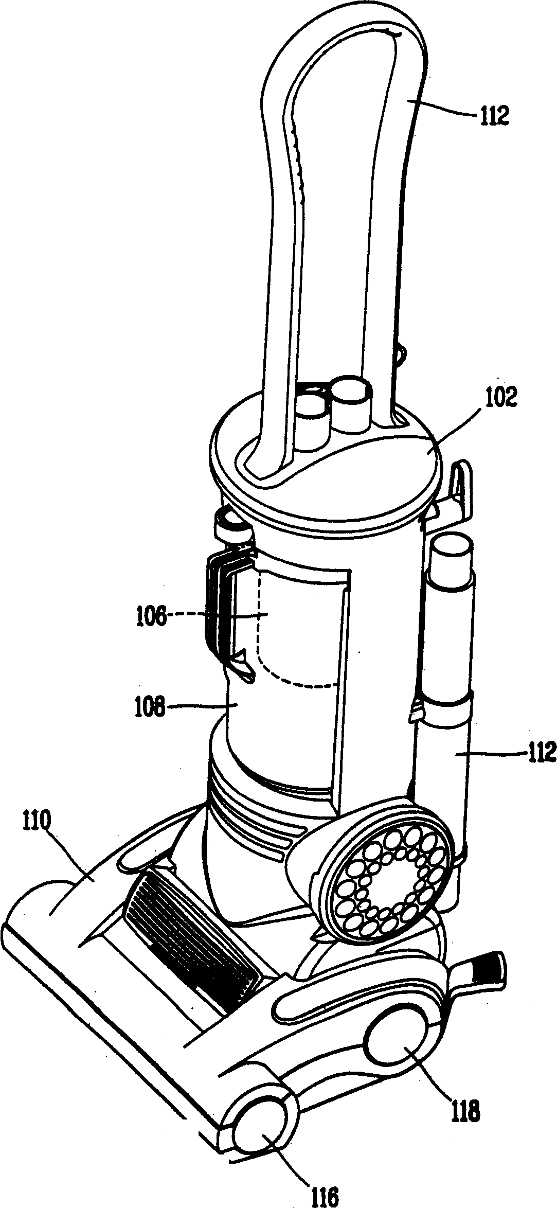 Dusting device of duster