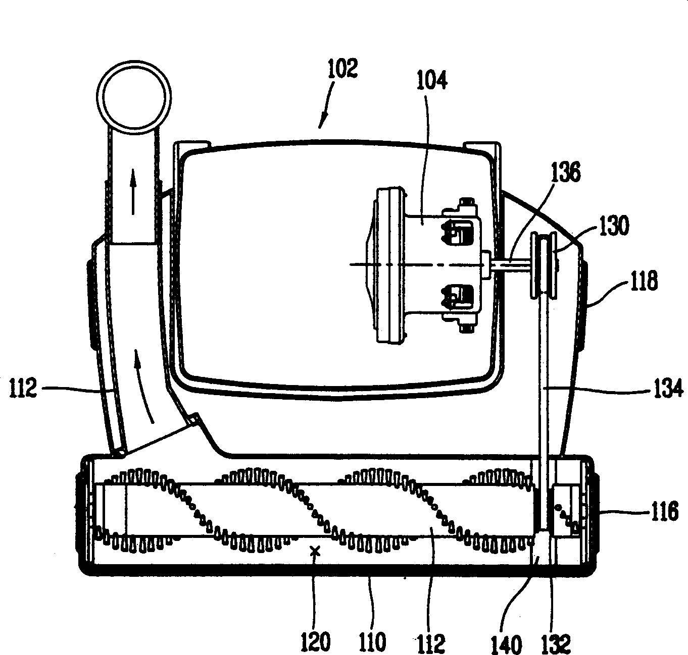 Dusting device of duster