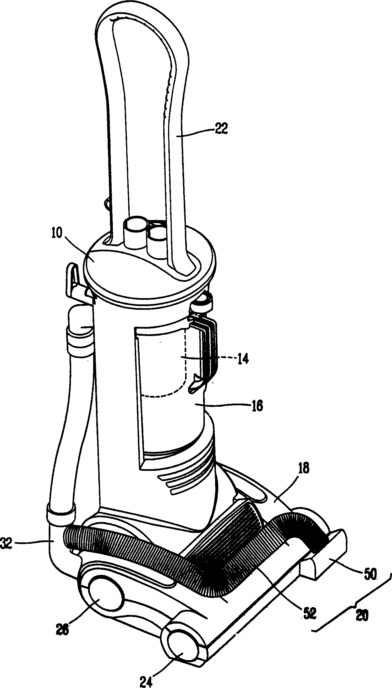 Dusting device of duster