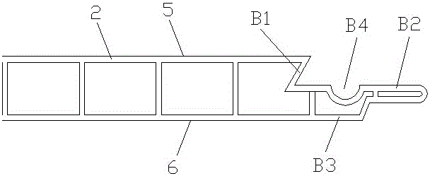 Board connection structure