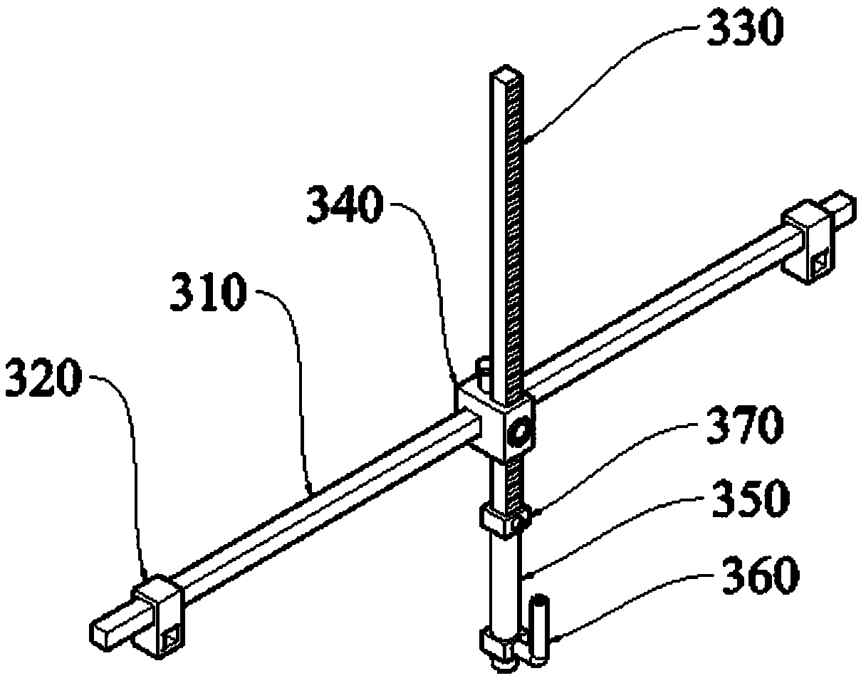 High-rise building 3D printing device connected with steel platform and construction method thereof